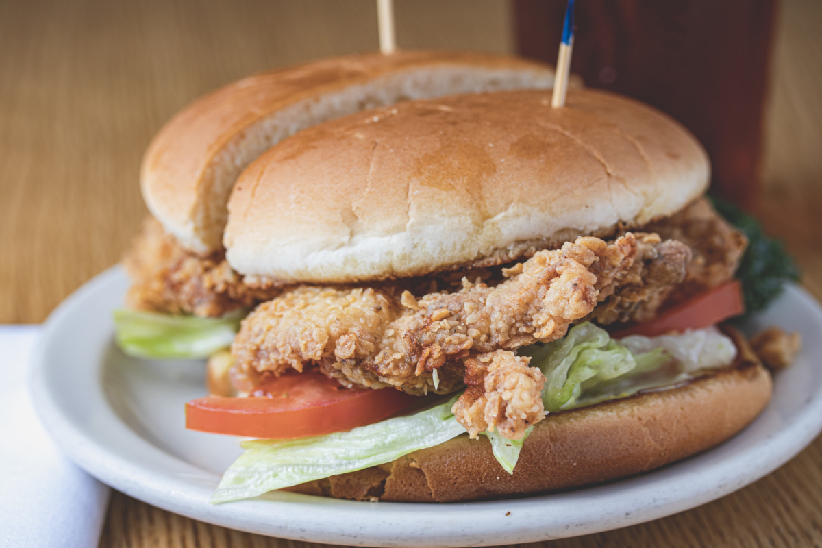 chicken fried steak sandwich